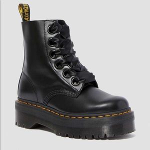 DR MARTENS Molly Buttero Platform Combat Boots